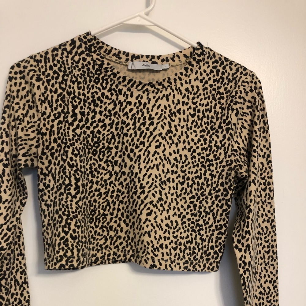 Adika Leopard Print Crop Top